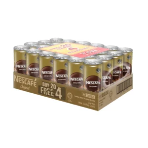 TWO CARTON NESCAFE ORIGINAL CAN DRINK 240ML X 20 Free 4 CANS