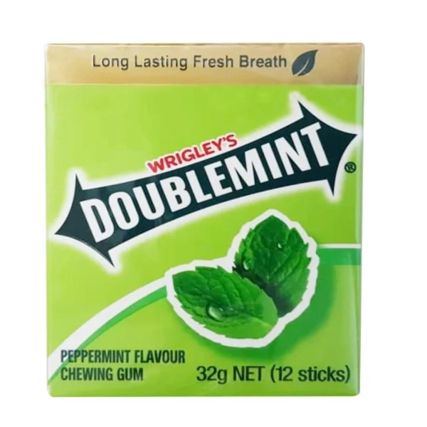 WRIGLEYS Doublemint Gold Peppermint Flavour Chewing Gum 12 s