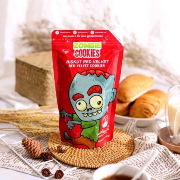 ZOMBIE COOKIES Red Velvet Flavour Cookies 160g