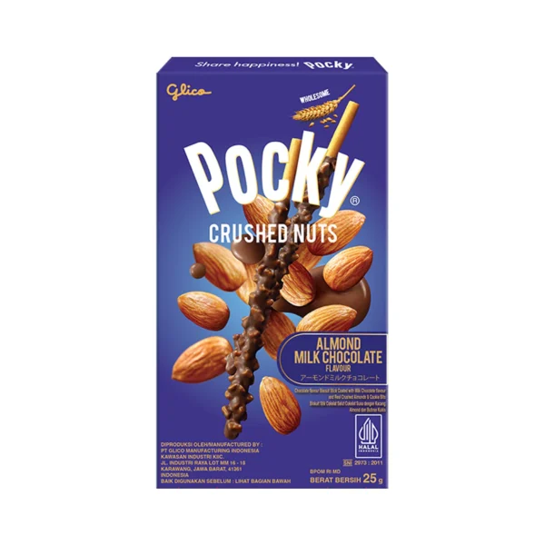 POCKY Crushed Nuts Almond Milk Chocolate Flavor 25g