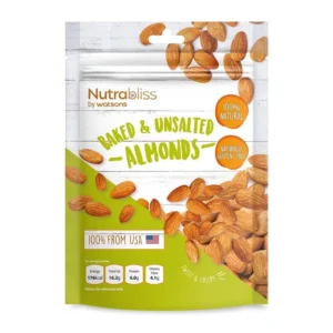 Nutrabliss Baked   Unsalted Almonds 180g