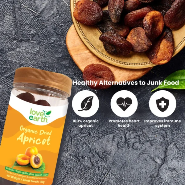 LOVE EARTH Dried Apricot 180g