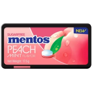Mentos Sugarfree Peach Flavor Mint 17 5g